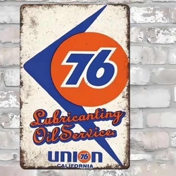 The Unbranded Brand Other - UNIION 76 Retro Metal Sign. Garage. Man Cave. Oil gas